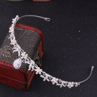 Bijoux de mariage en strass pour adultes, couronne fait à la main, couronne de luxe exquise et brillante en Zircon, perles diadème de mariée pour filles, RS226