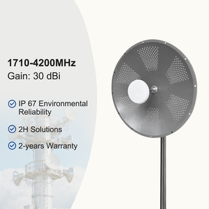 30dBi 포물선 안테나 극단적 인 장거리 용 고이득 접시 안테나 5G 4G LTE 신호 부스터 1710-4200MHz IP67 정격 N-여성 - Product Image 1