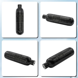 TUDIVING Nouveau Design <span class=keywords><strong>Prix</strong></span> Compétitif <span class=keywords><strong>Mini</strong></span> 0.36L 4500psi 300bar Entièrement Enveloppé Matériau Composite Paintball Réservoir D'air En Fiber De Carbone - Product Image 4
