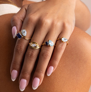 <span class=keywords><strong>Anello</strong></span> Creativo a Forma di S con Pietra Portafortuna Personalizzata per la <span class=keywords><strong>Festa</strong></span> <span class=keywords><strong>della</strong></span> <span class=keywords><strong>Mamma</strong></span>, San Valentino, 12 Mesi, SongYi Dropshipping - Product Image 6