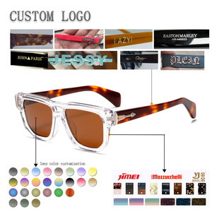 Lunettes de soleil rectangulaires à monture intégrale pour hommes, verres polarisés, protection UV 100%, protection solaire, style adulte - Product Image 2