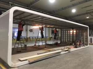 Hangfa Apple Cabin 20 pieds 40 pieds extérieur populaire préfabriqué minuscule pour bureau à domicile et atelier Flat Pack Application Apple Cabin House - Product Image 4