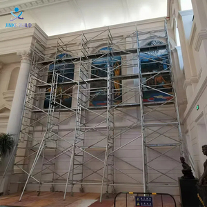 6-12 mét giàn giáo di động tháp giàn giáo nhôm nóng bán giàn giáo nhôm để xây dựng - Product Image 6
