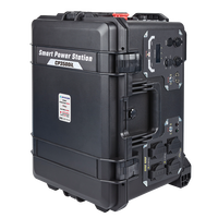 Générateur portable à batterie externe à onde sinusoïdale pure LiFePO4 4000Wh 3000W pour panneaux solaires, garantie 5 ans, port RV, télécommande