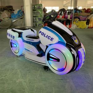 Véhicule de loisirs électrique pour enfants, type moto et voiture tamponneuse, avec batterie, modèle Patrouille Routière, vente en gros - Product Image 4