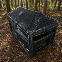 Tente de camping gonflable à deux étages pour le voyage et la randonnée en plein air, avec conception à colonnes d'air stabilisées et rangement facile