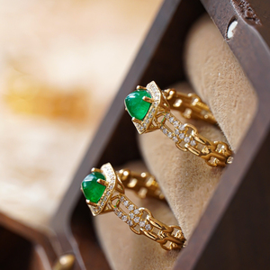 <span class=keywords><strong>Anillos</strong></span> Clásicos <span class=keywords><strong>de</strong></span> Esmeralda Colombiana <span class=keywords><strong>de</strong></span> Fábrica H&F, Oro Sólido <span class=keywords><strong>de</strong></span> 18K, 14K, 9K, Piedras Preciosas, Joyería <span class=keywords><strong>de</strong></span> Diamantes Naturales al por Mayor - Product Image 5