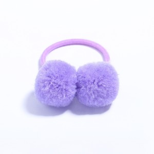 Coleteros Elásticos con Pompones de Colores, Lazos para el Cabello con Bolas de Pelo, Sujetadores de Cola de Caballo para Niñas Pequeñas, Niñas y Adolescentes - Product Image 2