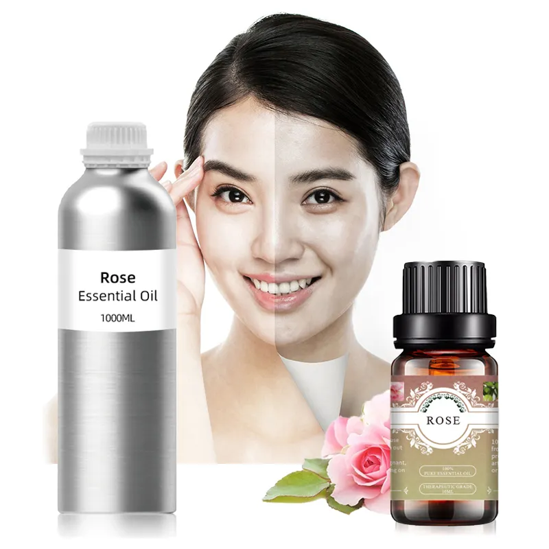 SH Rose Essential Oil set 10ml Natural Organic Essential for Face Body Hair riparazione per la cura della pelle del viso