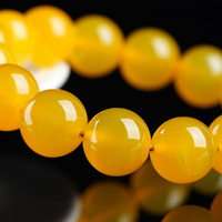 Bracelet en Agate Jaune Naturelle Abordable – Vente en Gros, Excellent Rapport Qualité-Prix, Bijoux en Agate Polie pour Collection et Cadeau