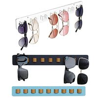 Support mural en bois pour lunettes, présentoir créatif pour lunettes de soleil, crochet de rangement