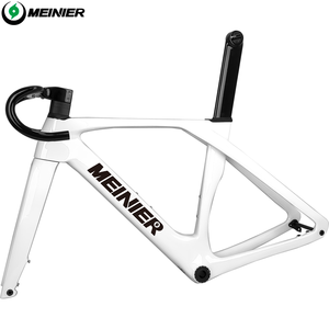 Cuadro de carbono Freno de disco Max 700 X 32C <span class=keywords><strong>AERO</strong></span> Cuadro de bicicleta de carretera BSA T47 Cable interno completo con manillar DI2 - Product Image 2