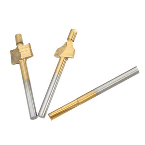 Juego de 10 fresas para router de <span class=keywords><strong>madera</strong></span> HSS de 1/8 pulgadas con acabado de zinc, de 3 mm y 10 mm de longitud, herramientas de carpintería, juego de fresado rotatorio <span class=keywords><strong>Dremel</strong></span> - Product Image 5