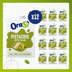 Bebida de Pistacho Italiana a Base de Plantas OraSi, Sabor Intenso, 0.5 Litros, 12 Unidades, 360 Días de Vida Útil para Distribuidores - Product Image 2