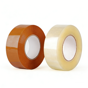 Ruban adhésif acrylique BOPP simple face sensible à la pression Mnj Cinta 4,8 cm x 95 m, lot de 6 pièces, sans résidu, sans impression, pour carton - Product Image 1