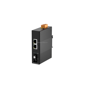Oferta Especial: Switch Industrial Ethernet de Doble Fibra, 2 Puertos + 1SC, 10/100Mbps, IP40, para Montaje en Riel DIN - Product Image 1