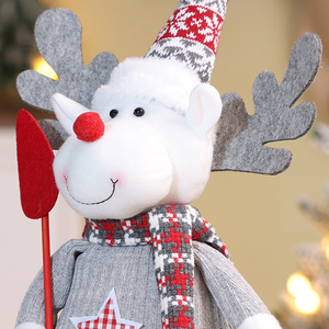 <b>Christmas</b> Plush Toy Xmas Stuffed Doll Holiday Stuffed Animal Soft <b>Decoration</b> Santa Claus Papa Noel Plush <b>Reindeer</b> Elk Snowman - Product Image 5
