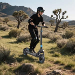 Trottinette Électrique Tout-Terrain Pas Chère, Rapide et Puissante, Trottinette Électrique Tout Terrain à Longue Porté<span class=keywords><strong>e</strong></span> et Pliable - Product Image 5