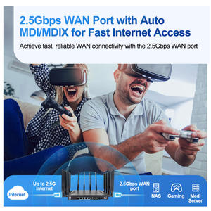 OEM Z8803BE-DS-T 5G SIM Enterprise Router OpenWRT <span class=keywords><strong>2</strong></span>.5G WAN 4GE LAN Tri-Band WiFi <span class=keywords><strong>2</strong></span>.4G/5.8G/6.0GHz 19000Mbps - Product Image 5