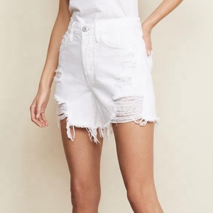 Vieilli blanc décontracté doux chaud sexy short en jean pour <span class=keywords><strong>les</strong></span> femmes - Product Image 1