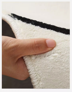 <span class=keywords><strong>Tapis</strong></span> géométrique rétro imitation cachemire de 3 m² marron, lavable, anti-fatigue, adapté aux animaux domestiques, pour chambre et salon - Product Image 6