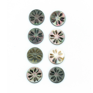 <span class=keywords><strong>Perle</strong></span> naturelle en forme de tournesol, couleur noire, perles en pierre précieuse, en vrac, personnalisées - Product Image 6