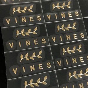 Metal Letter <b>Label</b> Private Custom Electroplating Gold Nickel 3D Hot Stamping Embossing for Candle Perfume Cosmetic <b>Label</b> - Product Image 3