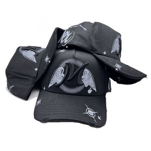 Casquettes de baseball ajustées à 6 panneaux en coton, personnalisables avec logo brodé, pour le sport, vente en gros, nouveau modèle uni, OEM, référence 2603 - Product Image 1