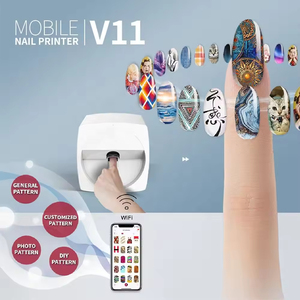 Portable 3D Finger Printing Wifi Intelligent Machine Auto Art Painting Print O2 Nail Art Printer - Product Image 5
