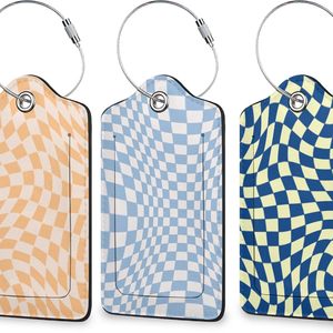 High-Quality Genuine Leather Luggage Tag <b>Suitcase</b> <b>Labels</b> Identifiers Baggage Tags Travel Luggage Tag Gifts - Product Image 1