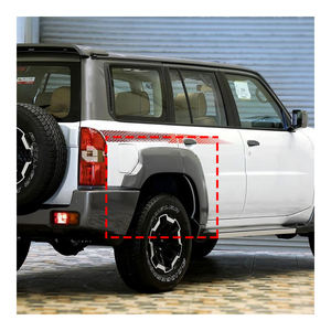 Maictop ชุดบังโคลนล้อสีดำอุปกรณ์เสริมสำหรับรถยนต์ Nissan <span class=keywords><strong>Patrol</strong></span> <span class=keywords><strong>Gu</strong></span> อุปกรณ์เสริม Y61 2005 + - Product Image 5