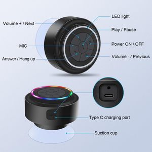 IP67 Waterproof Shower Speaker AI Speaker Smart Voice Control AI Portable Smart Voice Control <strong>Assistant</strong> Bluetooth Speaker - Product Image 3