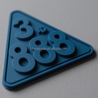 Patchs en PVC en caoutchouc de silicone 3D personnalisés, pas de commande minimum, patchs de logo en relief souples pour vêtements, chapeaux, uniformes