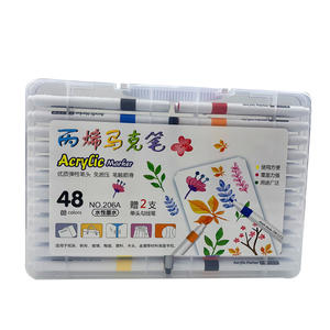 Ensemble de marqueurs acryliques personnalisés pour le dessin artistique sur bois, verre, roche, papier, tasses, céramique, tissu - Product Image 5