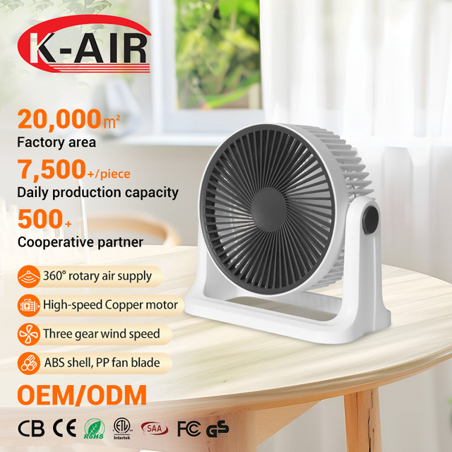 Factory Price Household Desk Fan with 3 Blades ABS DC 5V 25W Electric USB Table Fan Outdoor & Car Use Portable Cooling Air
