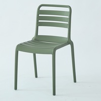 YWJ Yaweijia chaise de salle à manger au design simple moderne mobilier d'extérieur nordique chaise de café en polypropylène PP chaises en plastique de salon
