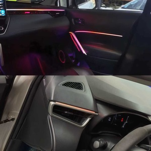 SJC 64 couleurs, éclairage ambiant pour voiture, pour Toyota <span class=keywords><strong>Corolla</strong></span> Cross/Frontlander <span class=keywords><strong>2022</strong></span>-2024, LHD/RHD, accessoires de décoration lumineuse d'ambiance - Product Image 5