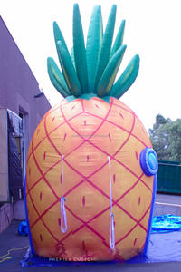 Toko Stan Promosi Buah Kecil, Tenda Berbentuk Nanas Minuman Buah Meledak, Tenda Kios Nanas Tiup - Product Image 5