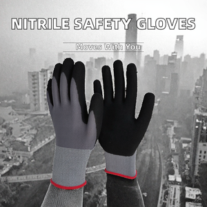 Guantes Industriales de Seguridad Fairtech al por Mayor, de Nitrilo de 4 Mil, Antideslizantes, Sin Polvo, Sin Silicona, Transpirables y Personalizables - Product Image 2