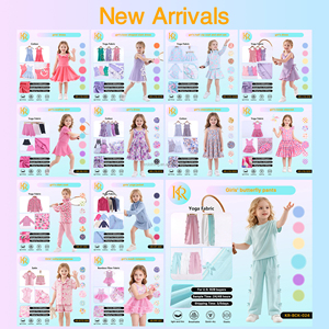 Pyjamas pour enfants en bambou à motif personnalisé KR, vêtements de nuit pour bébés en fibre de bambou écologique et douce, vêtements de nuit personnalisés pour enfants - Product Image 5