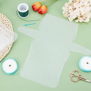 250303 Feuilles de <span class=keywords><strong>Canevas</strong></span> <span class=keywords><strong>Plastique</strong></span> Maillé pour la Confection de Sacs DIY, Sac en <span class=keywords><strong>Canevas</strong></span> <span class=keywords><strong>Plastique</strong></span> pour Couture Artisanale de Sacs DIY, Kit de Sac Maillé <span class=keywords><strong>Plastique</strong></span> DIY - Product Image 2