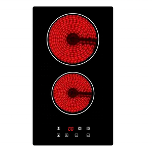Table de cuisson électrique en céramique <span class=keywords><strong>Domino</strong></span> Touch, plaques en céramique, brûleur électrique infrarouge en céramique - Product Image 1