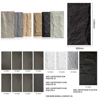 Luxe Pu Faux Pierre Artificielle Un Panneau Un Mur Mur Mur De Pierre Pu 3d Panneaux Décoratifs Pierre De Champignon