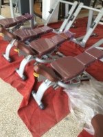 Banc de musculation multifonctionnel pour haltères et abdominaux, avec fonction d'inclinaison 'Flying Bird', équipement de fitness réglable et pliable en métal