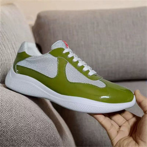 รองเท้าผ้าใบผู้ชายแบรนด์ P หรูหรา, รองเท้าผ้าใบหนังแท้ระบายอากาศได้ดีรองเท้ากีฬารองเท้าลำลองแฟชั่นใหม่ - Product Image 1