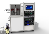 Système de Revêtement par Pulvérisation Magnétron à Double Tête Contrôlé par PLC de Haute Qualité, Nouvel Équipement de Laboratoire pour la Galvanisation des Métaux