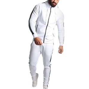 Chándales Deportivos de Alta Calidad, Personalizados, con Cierre, de Poliéster y Algodón, Casuales, para Entrenamiento, Gimnasio, para Hombre - Product Image 2