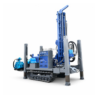 Machine de forage pneumatique miniature FLA-200D, équipement de forage de puits d'eau, diamètre 200 mm, profondeur maximale 200 m, alimentée au diesel
