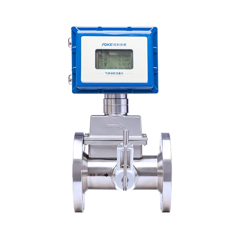 Lwq Gas Turbine Flow Meter-Propaan Gas-Lage En Medium Snelheid Gas Flow Meter