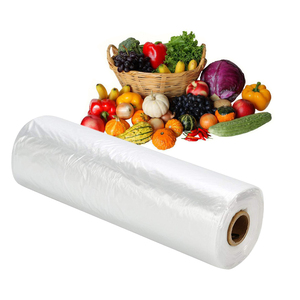 Transparent food packaging poly flat bag Plastic Produce Bag on a <b>Roll</b> Food Storage Clear Bags For <b>Fruits</b> Vegetable - Product Image 6